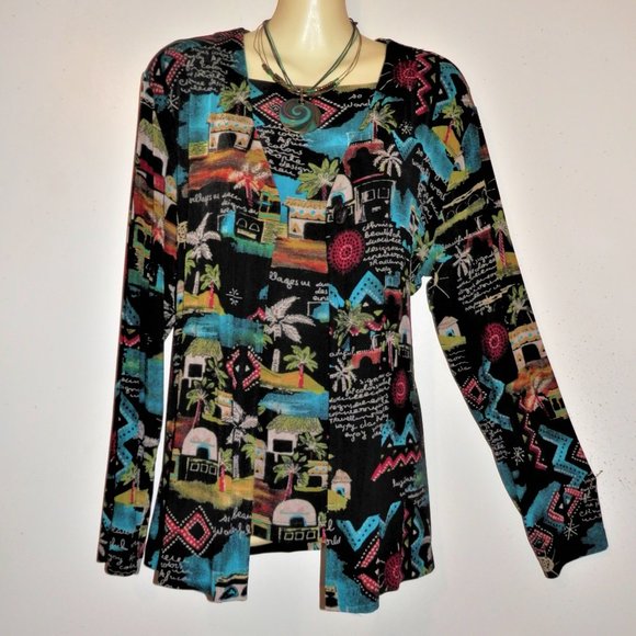 NWOT Chicos 3 Travelers Twinset Jacket Top H487 - Picture 2 of 12